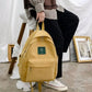 Women's Korean Corduroy Pastel School and Travel Backpack
