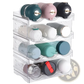 Stackable 12 Bottle Storage Rack 4 Tier Water Bottle Holder