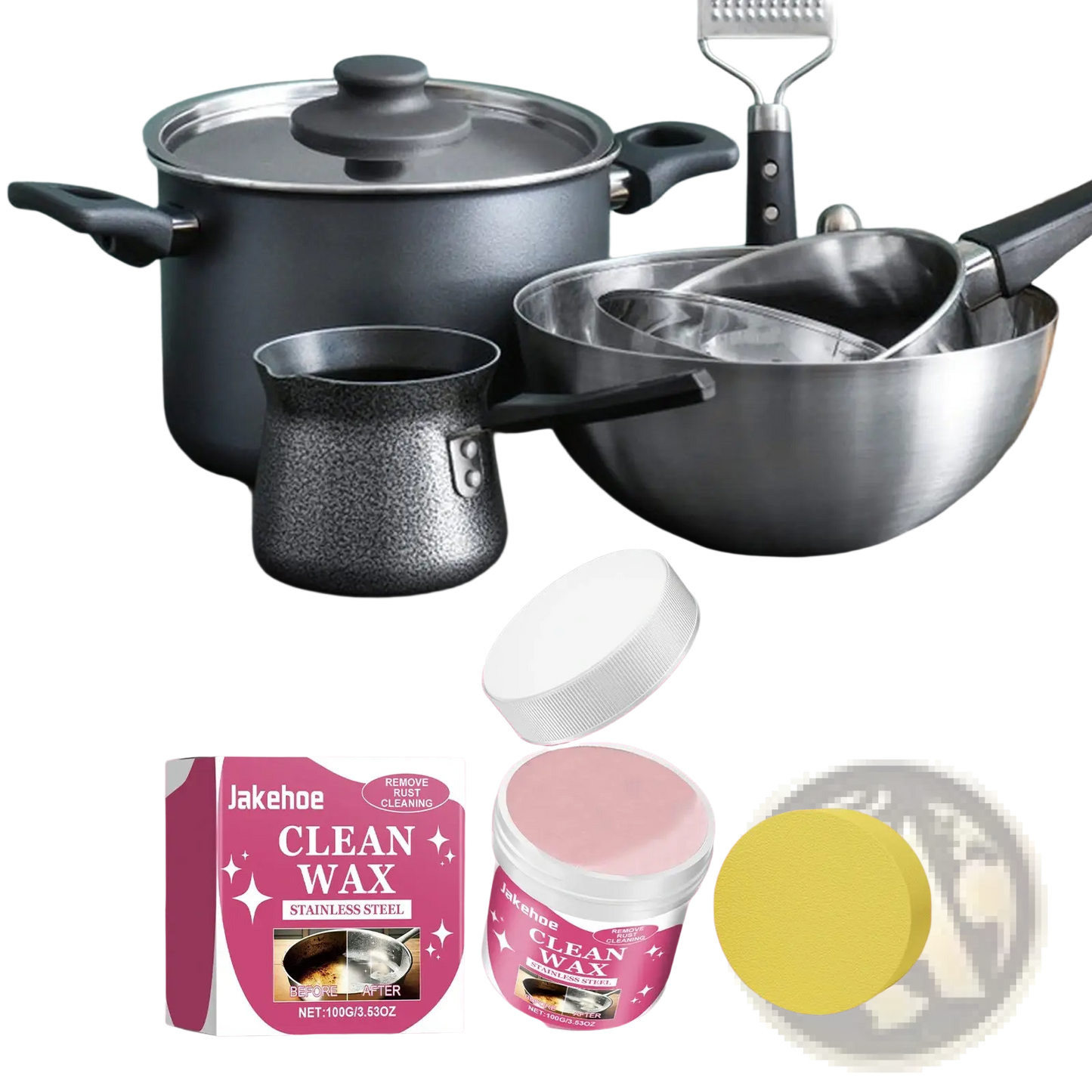 Stainless Steel Cleaning Paste for Cookware Stains
