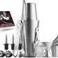 7-Piece Stainless Steel Cocktail Shaker Set