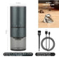 Premium Stainless Steel Electric Coffee Grinder with Glass Base