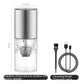 Premium Stainless Steel Electric Coffee Grinder with Glass Base