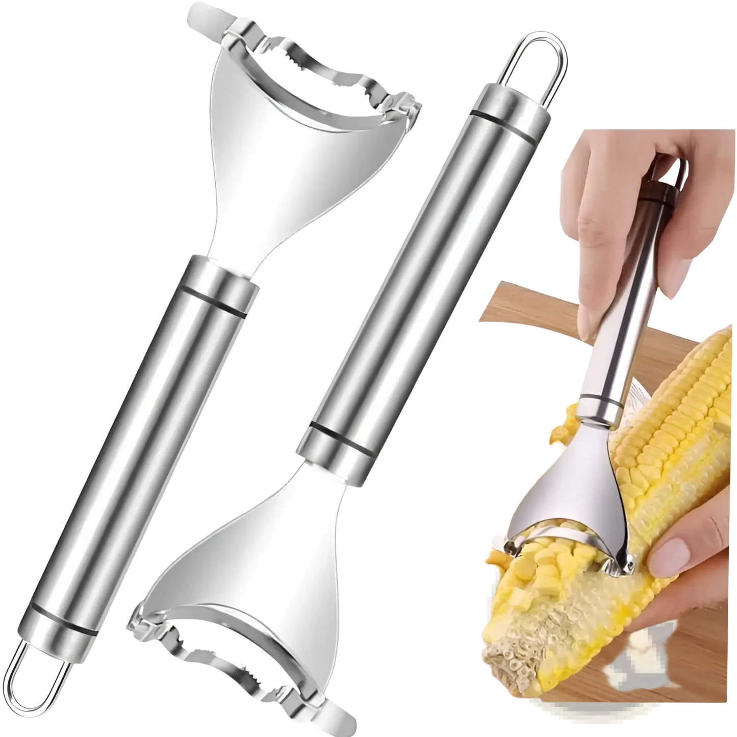 Stainless Steel Corn Planer Ergonomic Sheller Tool