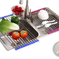 Stainless Steel Folding Sink Drain Rack Drying Mat