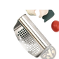 Stainless Steel Garlic Press Curved Masher Utensil