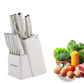 Stainless Steel Knife Set 15 Piece Chef Block Set
