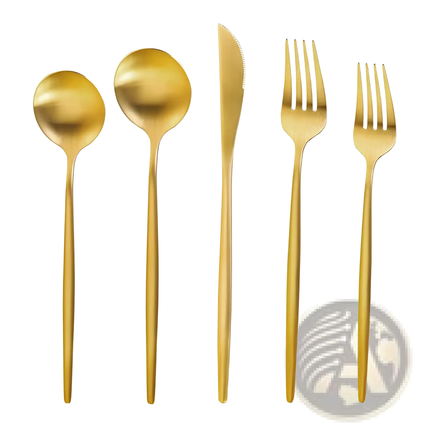 Stainless Steel Matte Cutlery Set Minimalist Flatware