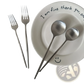 Stainless Steel Matte Cutlery Set Minimalist Flatware