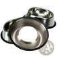 Stainless Steel Pet Bowls with Non Slip Rubber Base