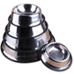 Stainless Steel Pet Bowls with Non Slip Rubber Base