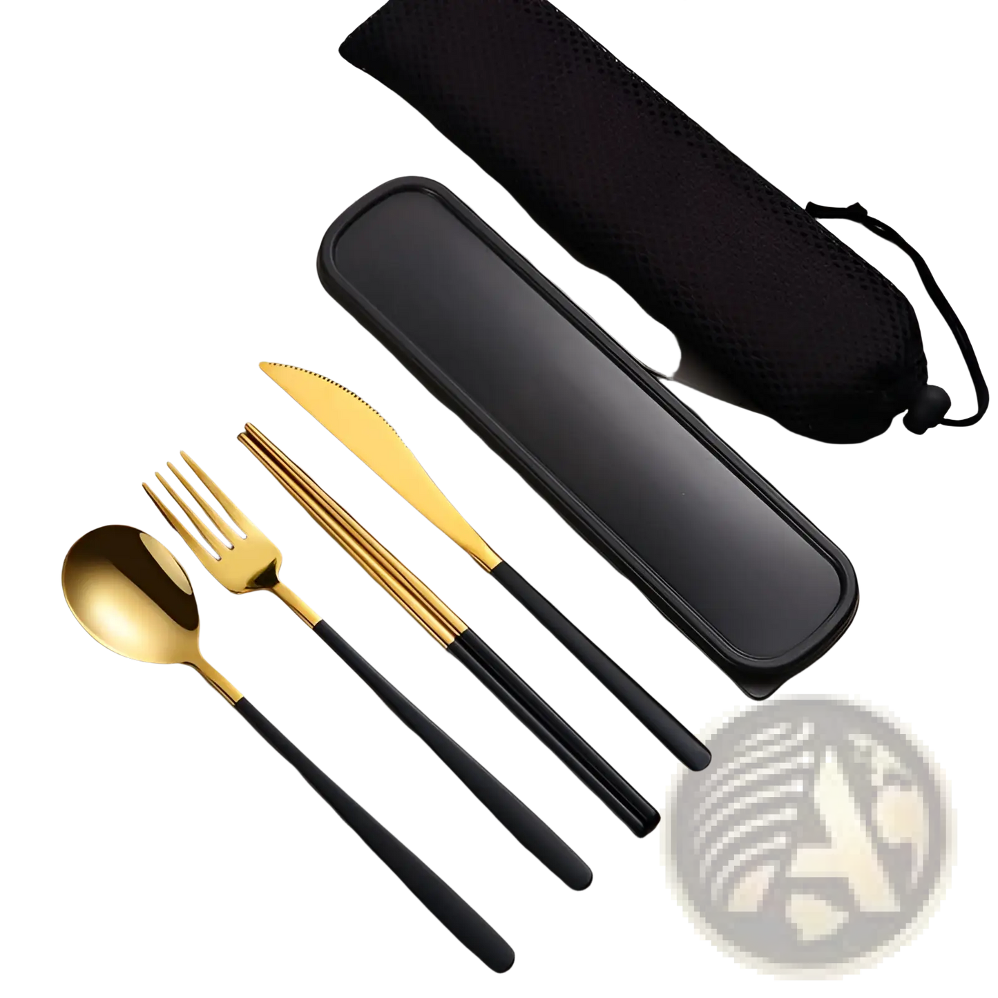 Stainless Steel Portable Cutlery Set with Case