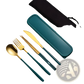 Stainless Steel Portable Cutlery Set with Case