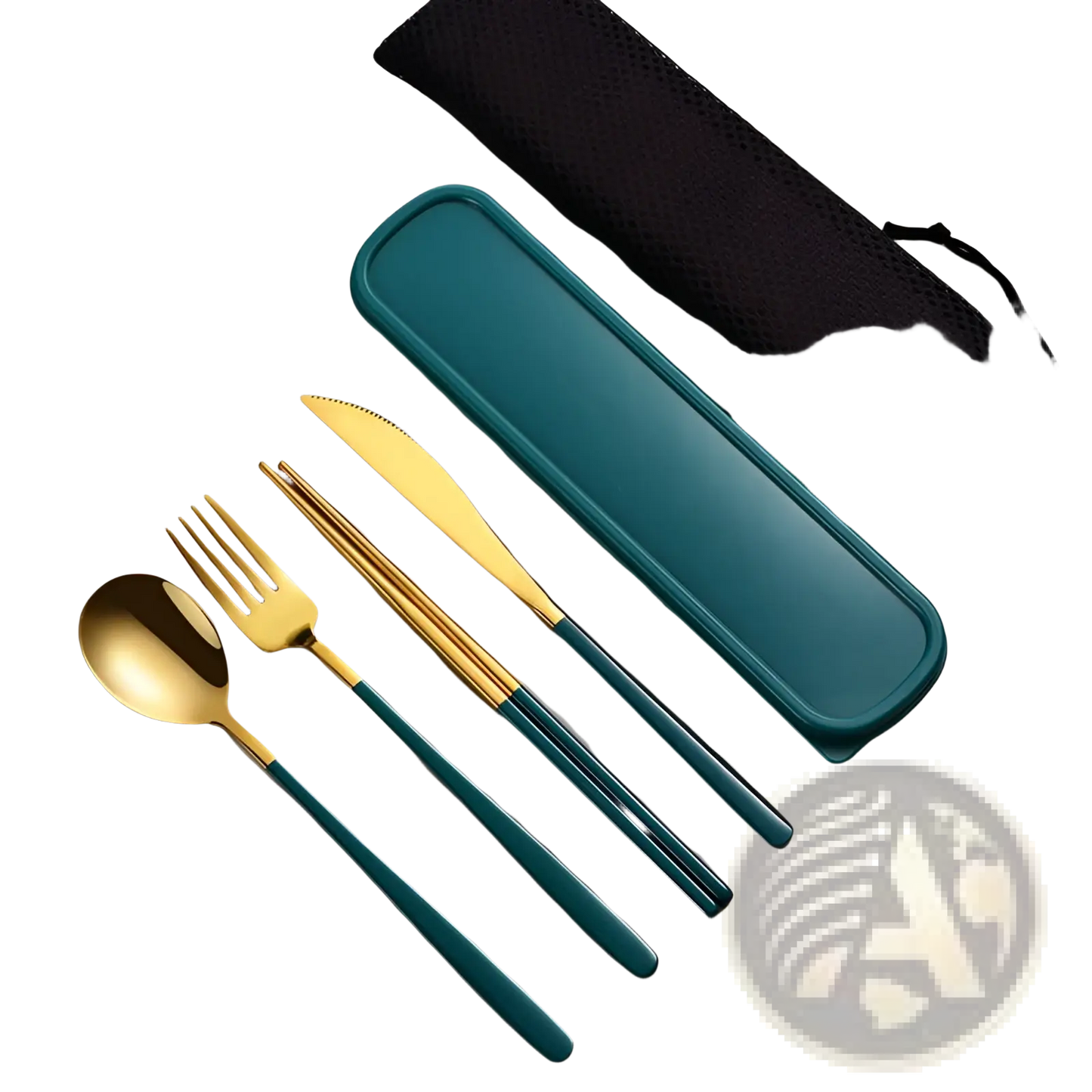 Stainless Steel Portable Cutlery Set with Case