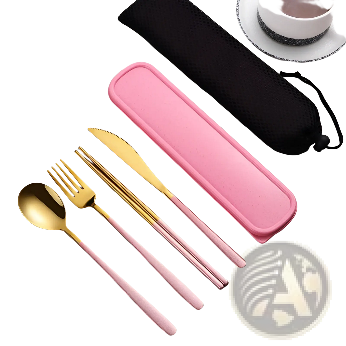 Stainless Steel Portable Cutlery Set with Case