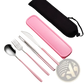 Stainless Steel Portable Cutlery Set with Case