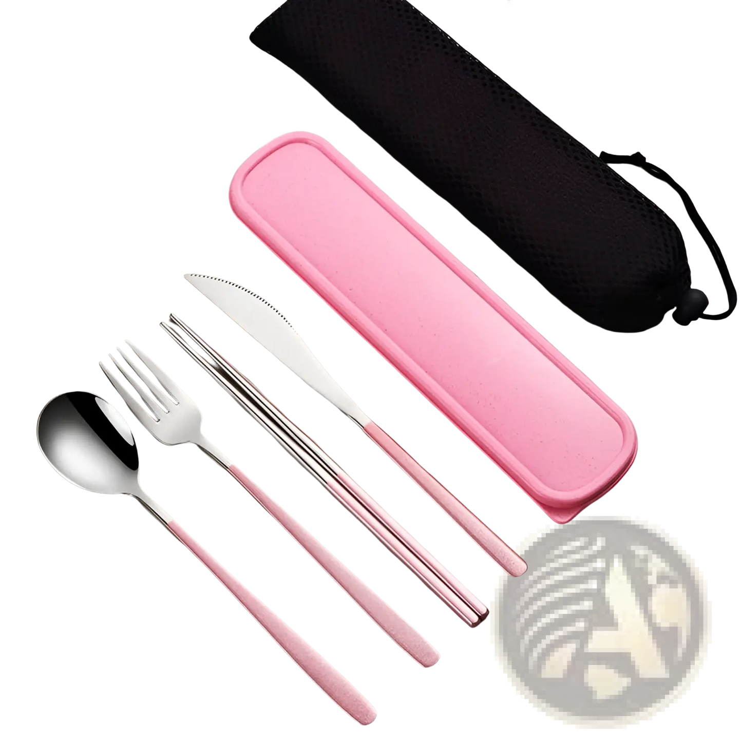 Stainless Steel Portable Cutlery Set with Case