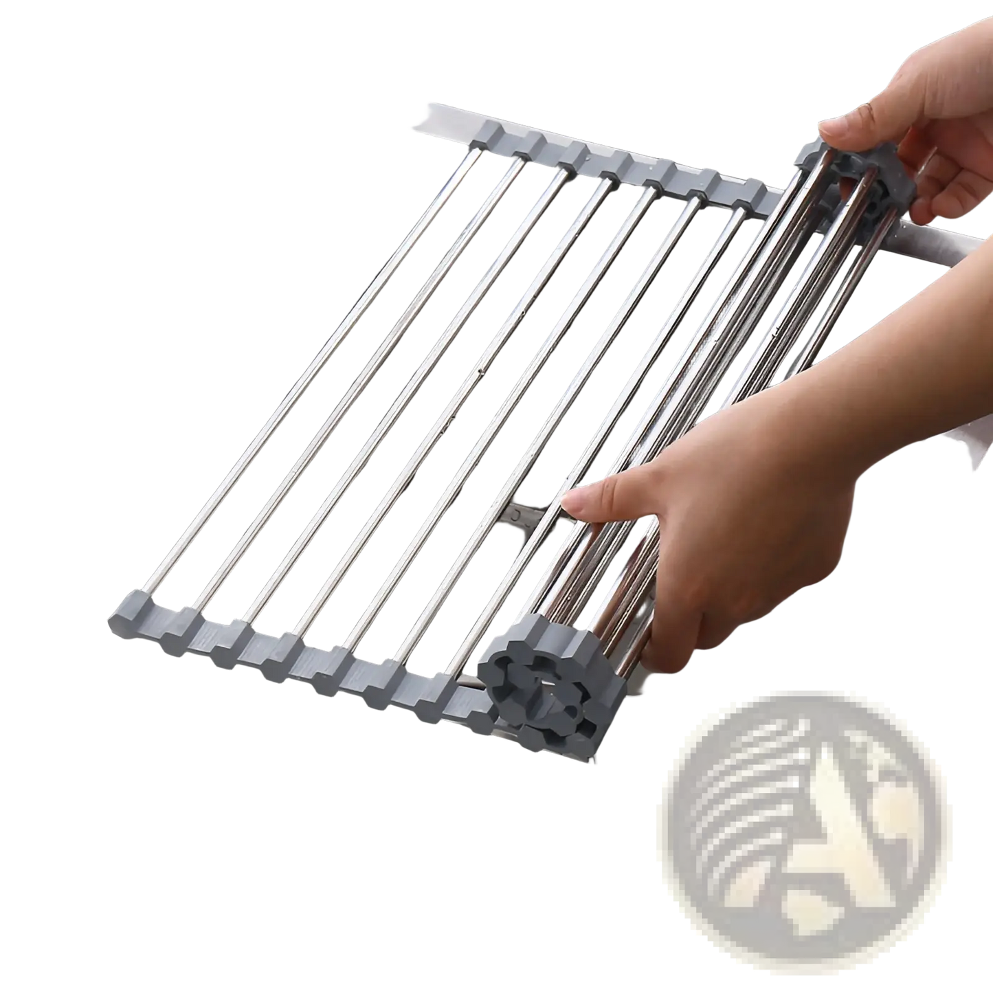 Stainless Steel Roll Up Dish Drying Rack for Sink