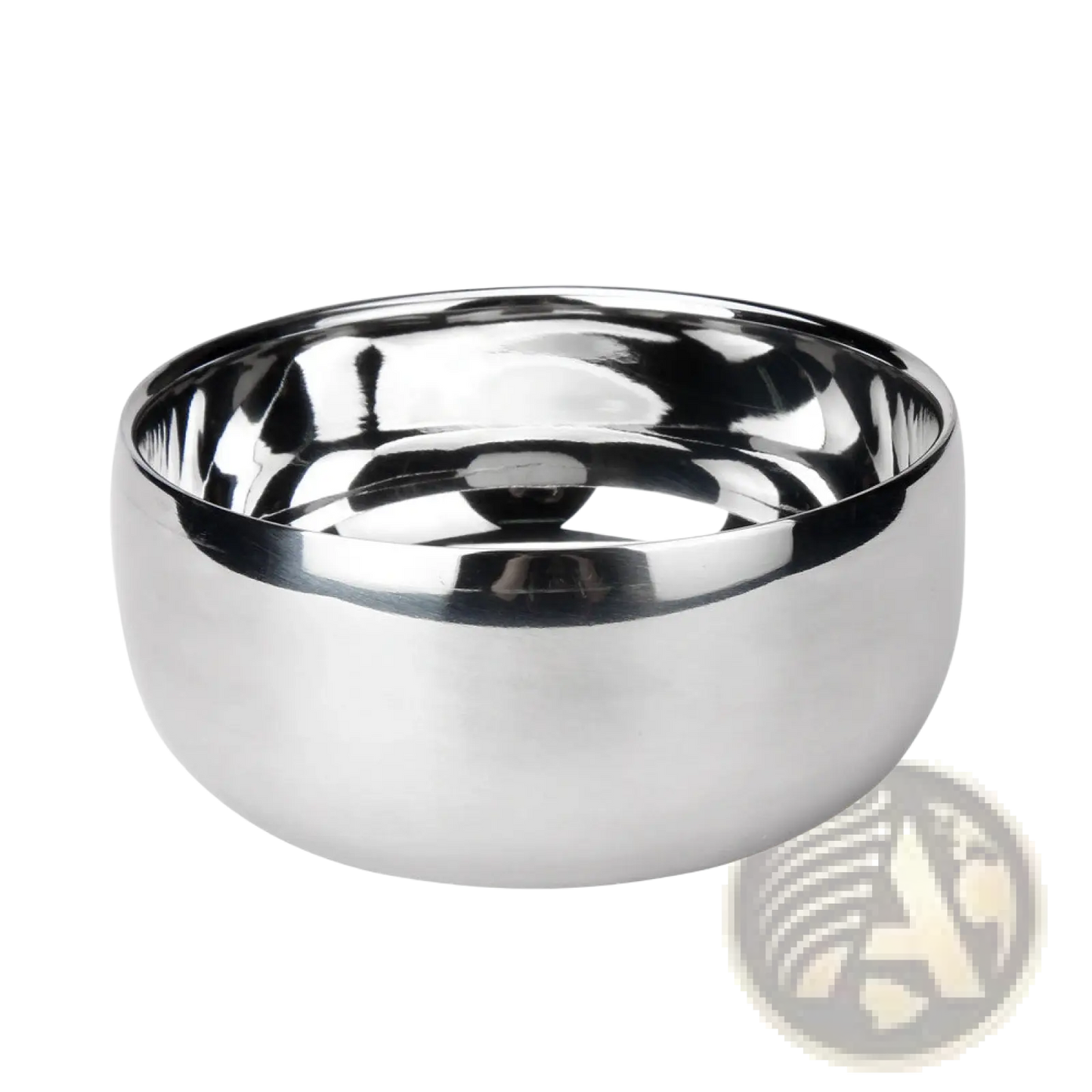 Stainless Steel Shaving Soap Bowl with Lid