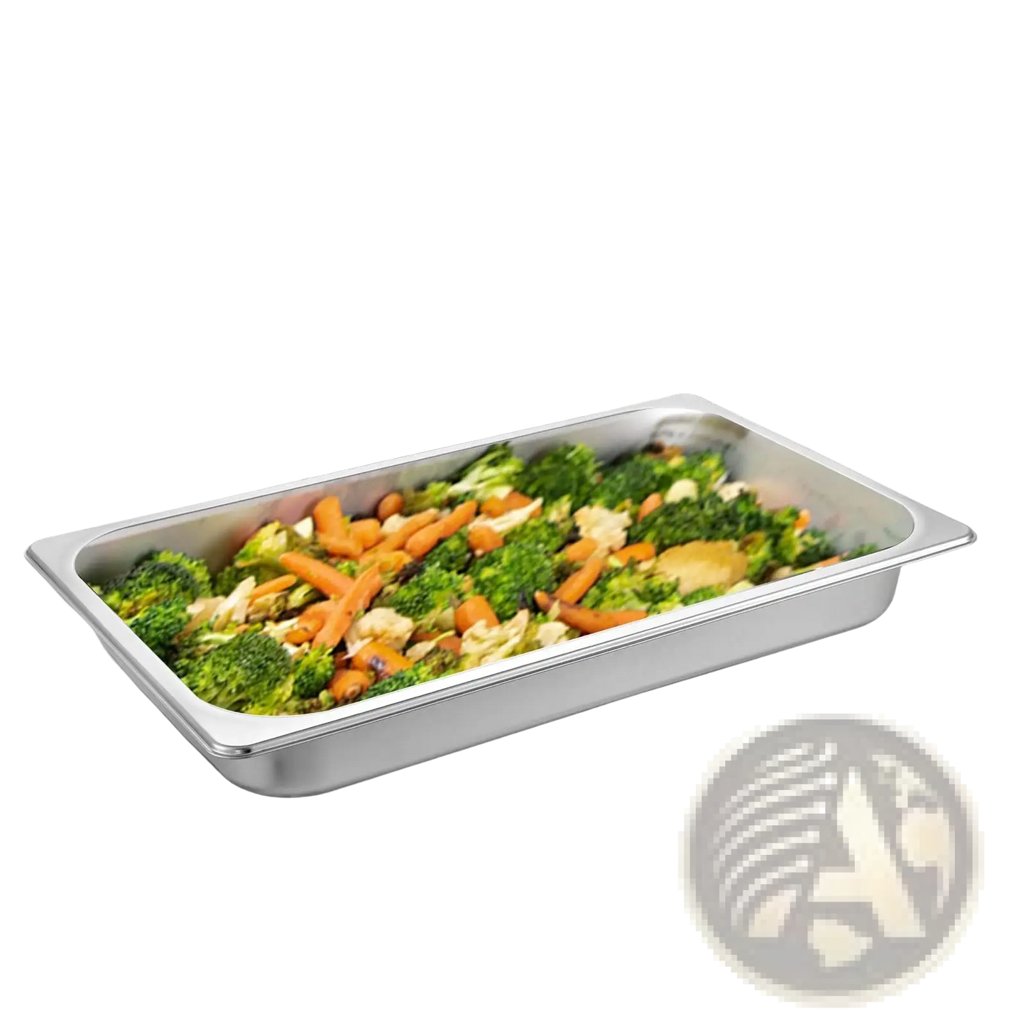Stainless Steel Steam Table Pans 6 Pack Full Size 2.6 Deep