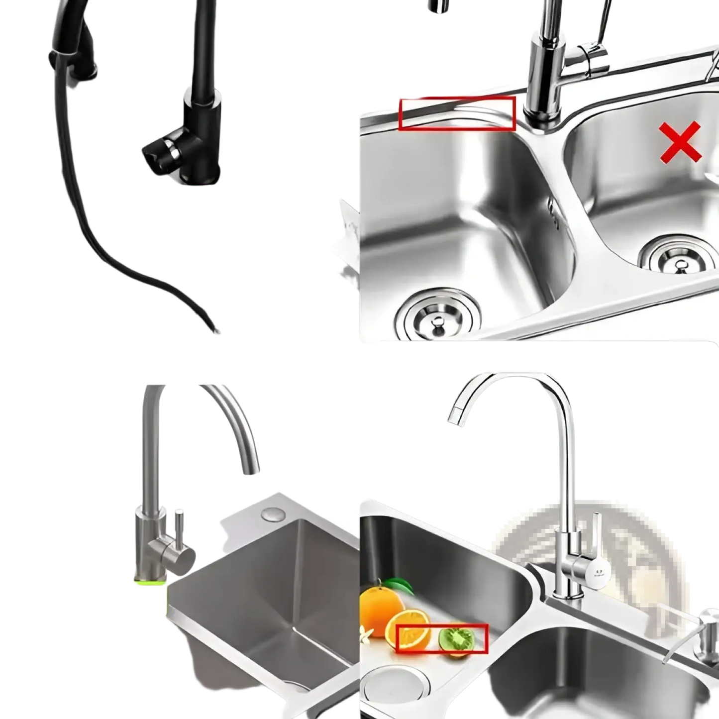 Stainless Steel Swan Sink Strainer Basket Filter