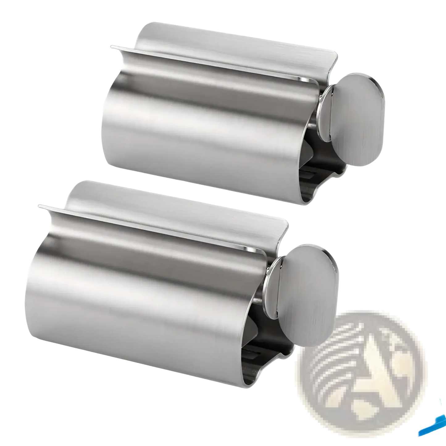 Stainless Steel Toothpaste Squeezer and Holder Set