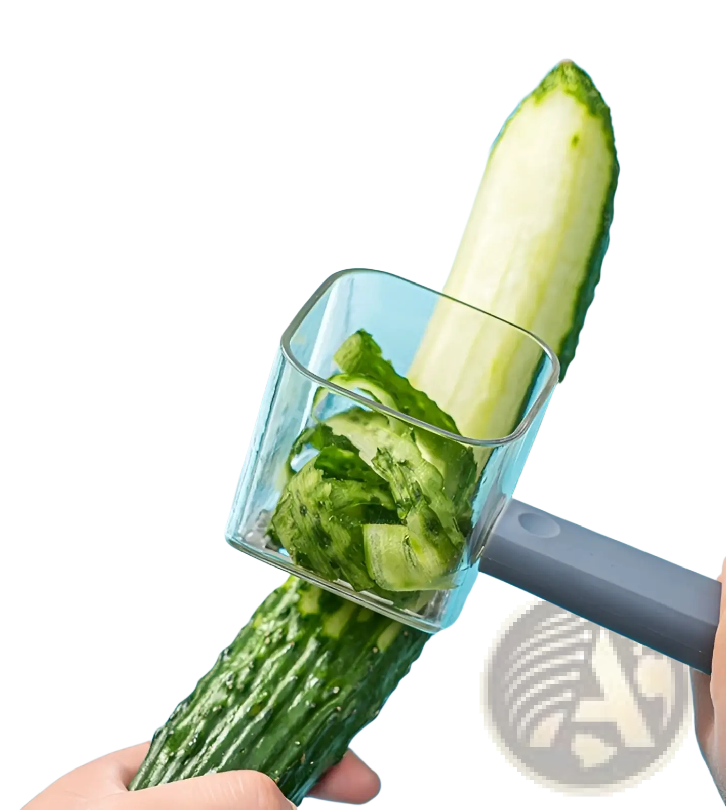 Stainless Steel Vegetable Peeler with Gray Handle