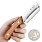 Stainless Steel Vegetable Peeler with Wood Handle 2pc