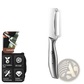 Stainless Steel Vegetable Peeler with Wood Handle