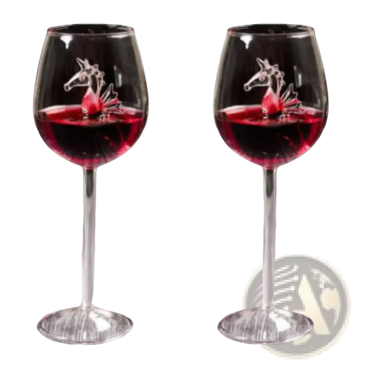 Starfish Sea Horse Crystal Red Wine Glass 400ml