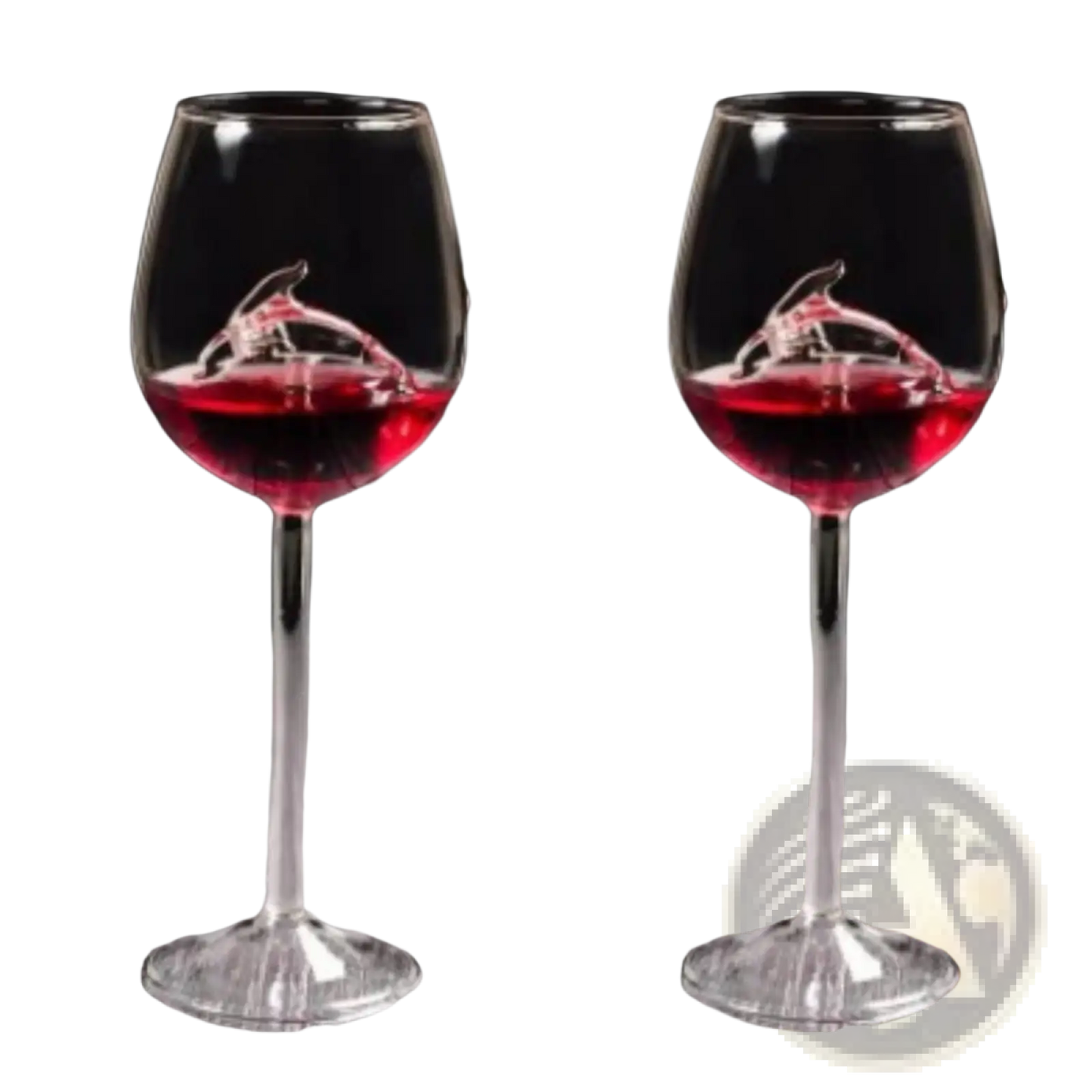 Starfish Sea Horse Crystal Red Wine Glass 400ml