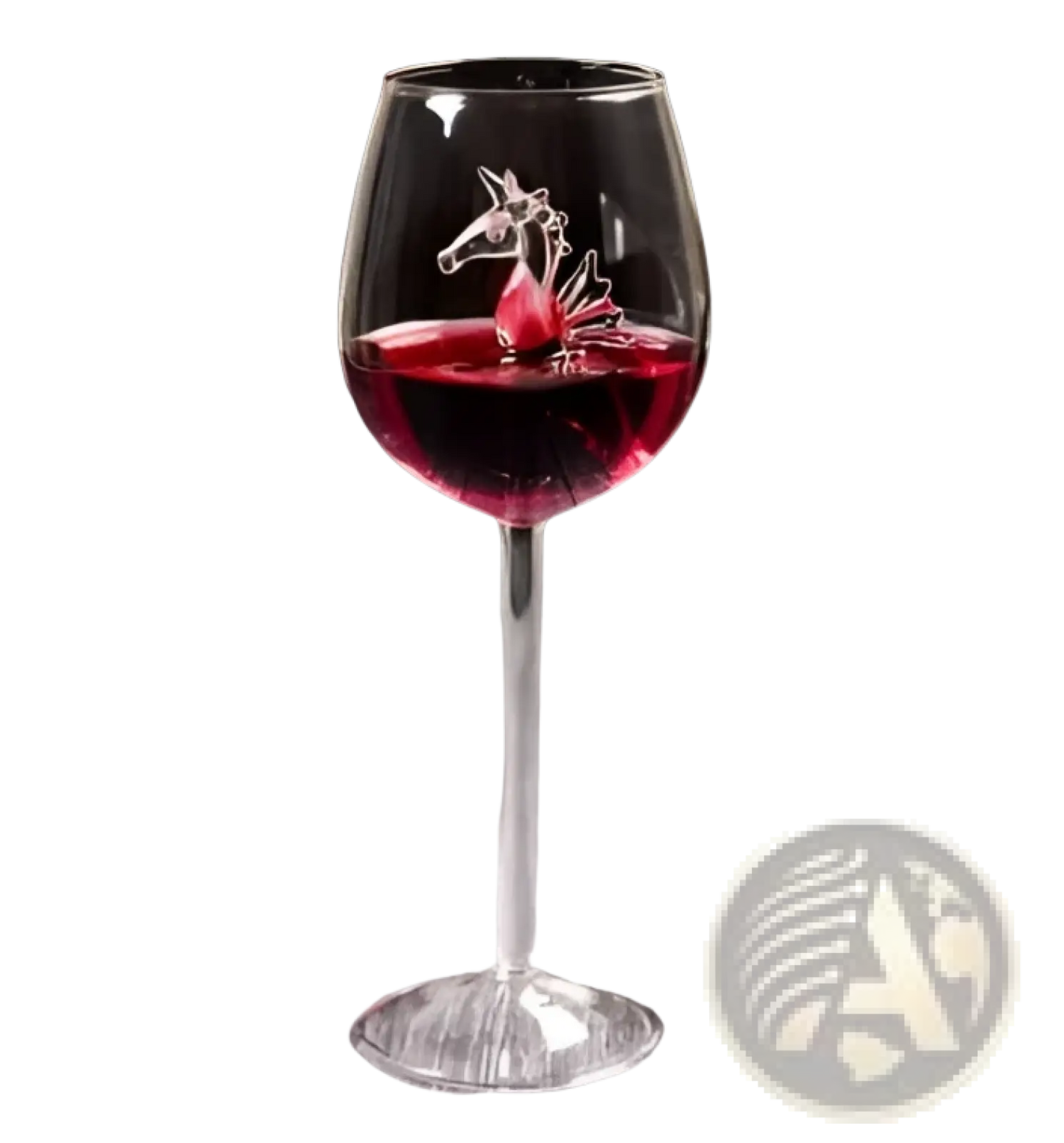 Starfish Sea Horse Crystal Red Wine Glass 400ml