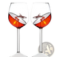 Starfish Sea Horse Crystal Red Wine Glass 400ml
