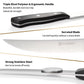 Steak Knife Set 8 Piece Carbon Steel Pom Handles