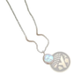 Sterling Silver Baroque Pearl Starry Sky Necklace