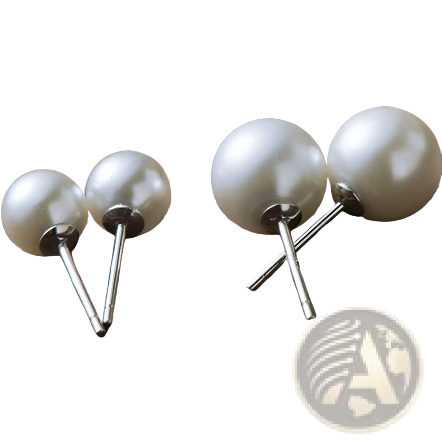 Sterling Silver Freshwater Pearl Stud Earrings