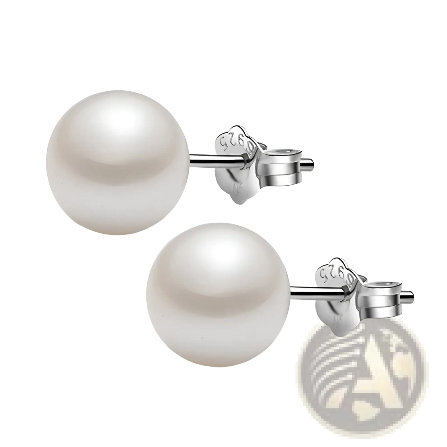 Sterling Silver Freshwater Pearl Stud Earrings