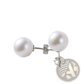 Sterling Silver Freshwater Pearl Stud Earrings