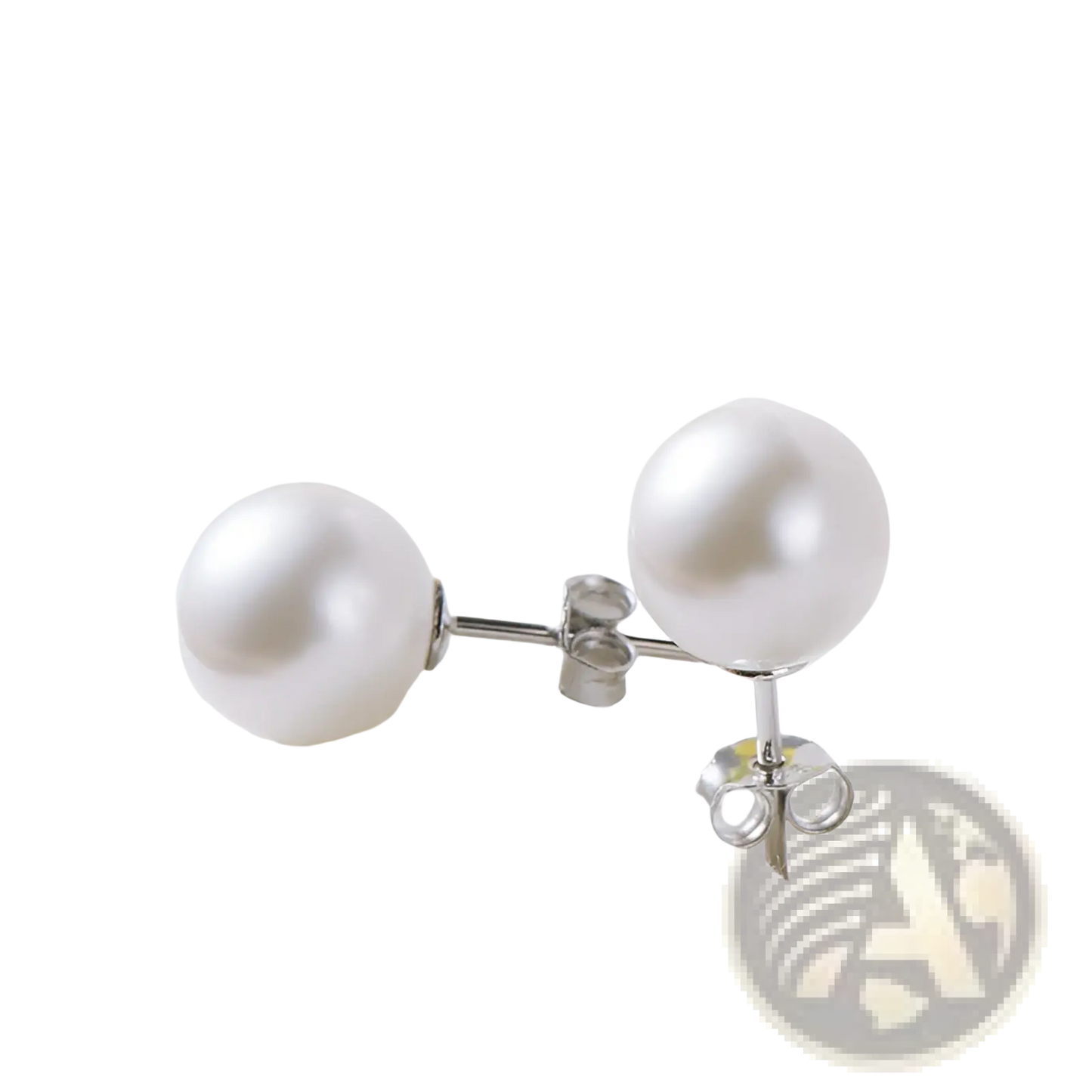 Sterling Silver Freshwater Pearl Stud Earrings