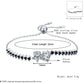 Sterling Silver Zircon Heart Pendant and Bracelet Set