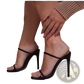 Stiletto Sandals Minimalist Strappy High Heels