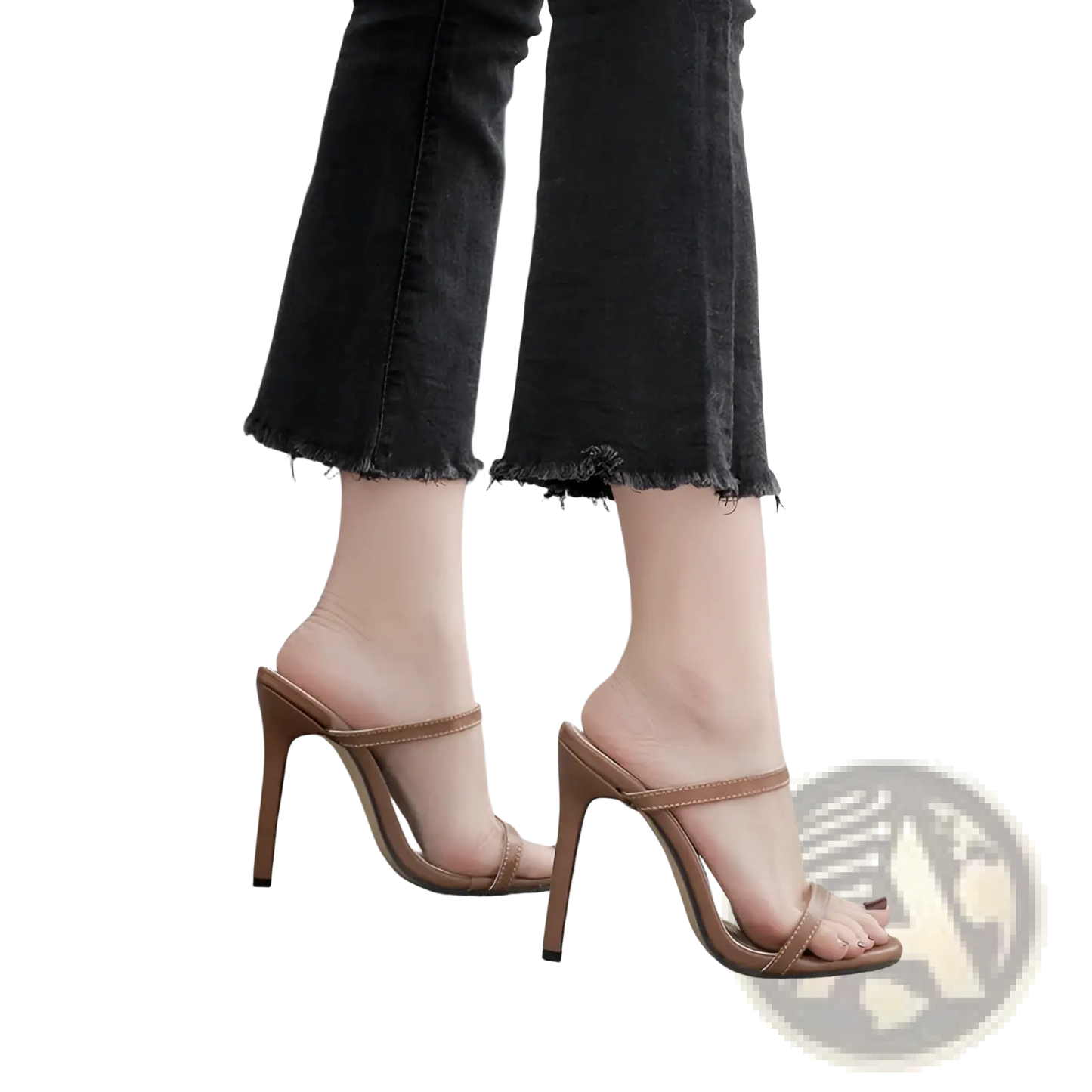 Stiletto Sandals Minimalist Strappy High Heels