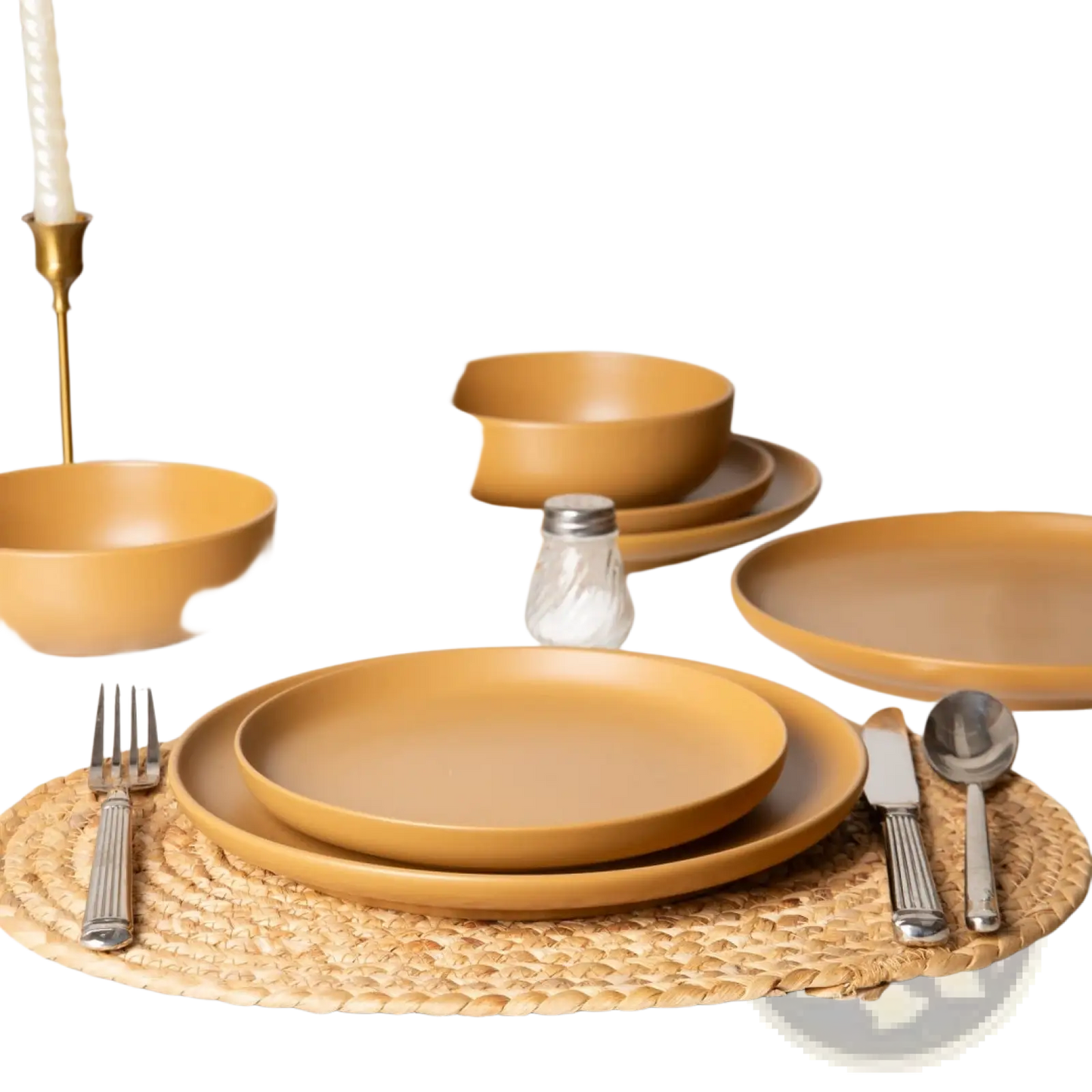 12-Piece Stoneware Dinnerware Sets With Mugs  Microwave & Dishwasher Safe Non-Toxic Dinner Plates Bowls Set  Stackable Matte Glaze Kitchenware For 3