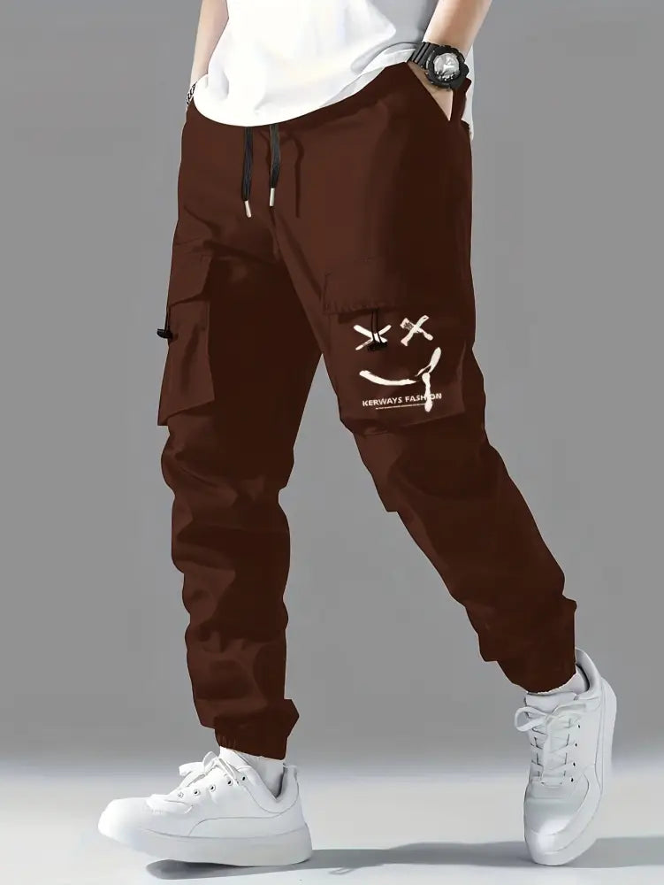 Men's Tactical Wear Resistant Cargo Joggers with Pockets