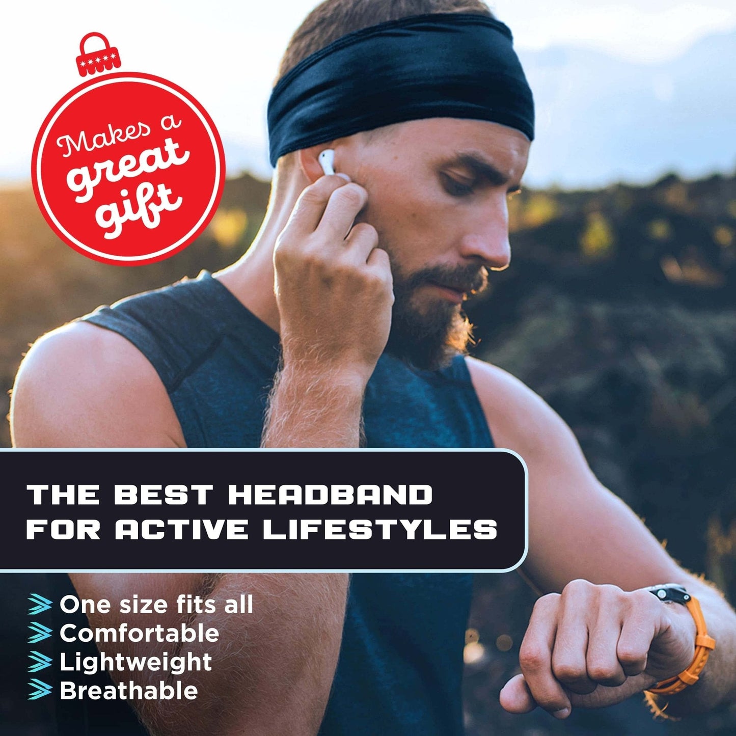 Stretchy Sports Headbands
