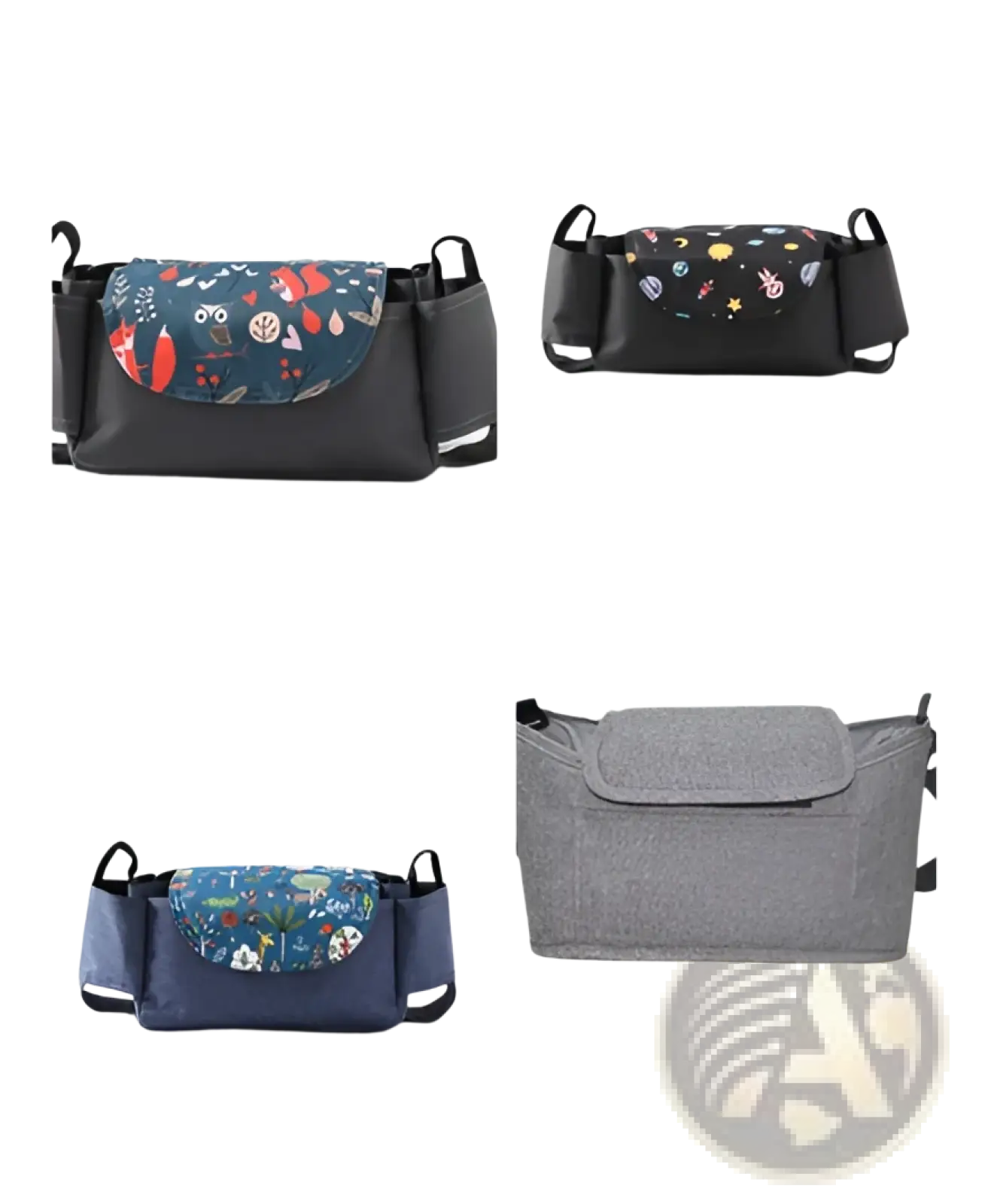 Stroller Organizer Bag with Multi Storage Pockets