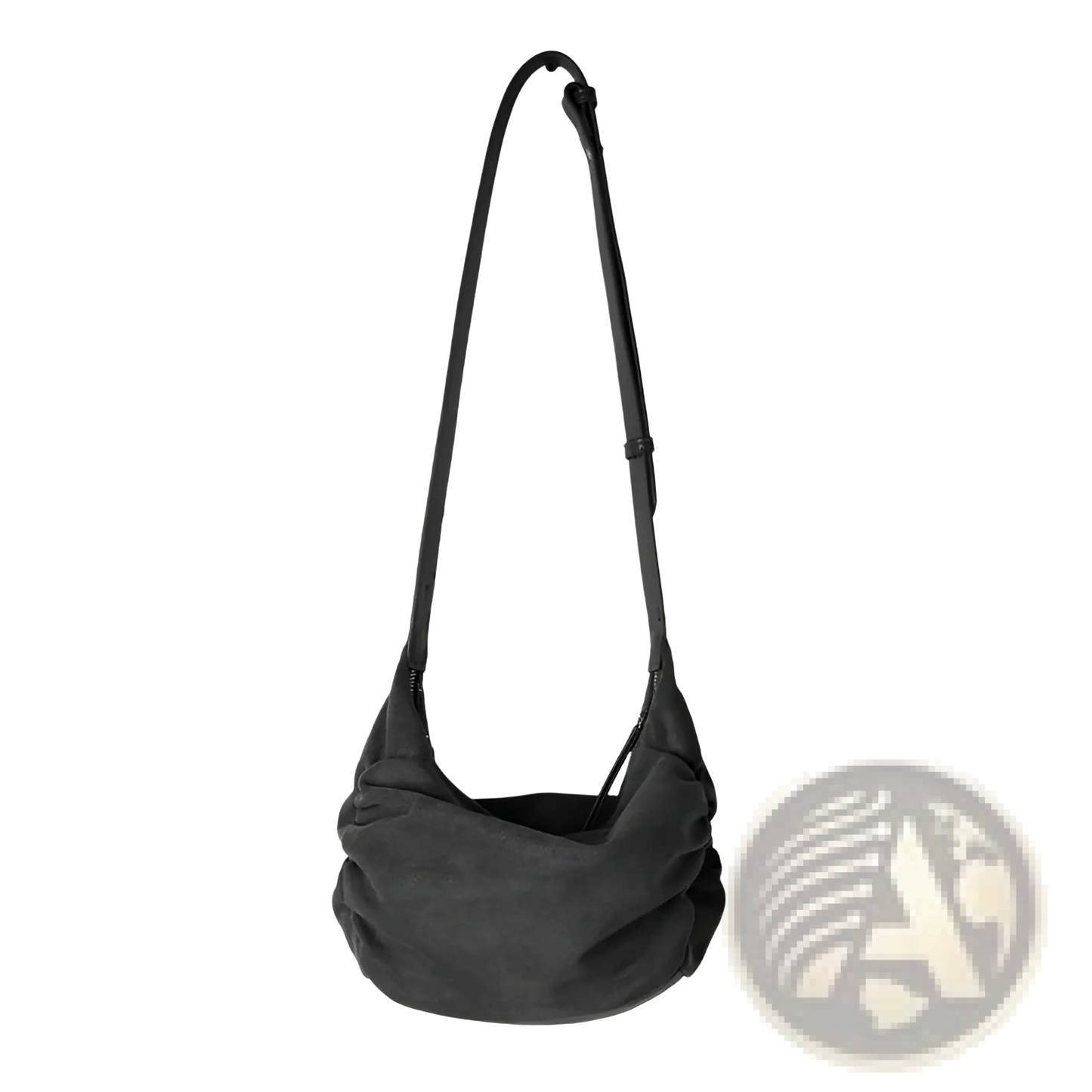 Suede Dumpling Shoulder Bag Slouchy Crossbody Hobo