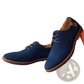 Suede Oxford Shoes Men's Lace Up Leather Flats
