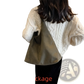 Suede Shoulder Bag Large Capacity Slouchy Tote Bag