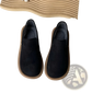 Suede Slip on Vintage British Style Low Heel Pumps
