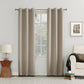 Sun Zero Easton Blackout Energy Efficient Curtain Panel, 40" x 63", Stone
